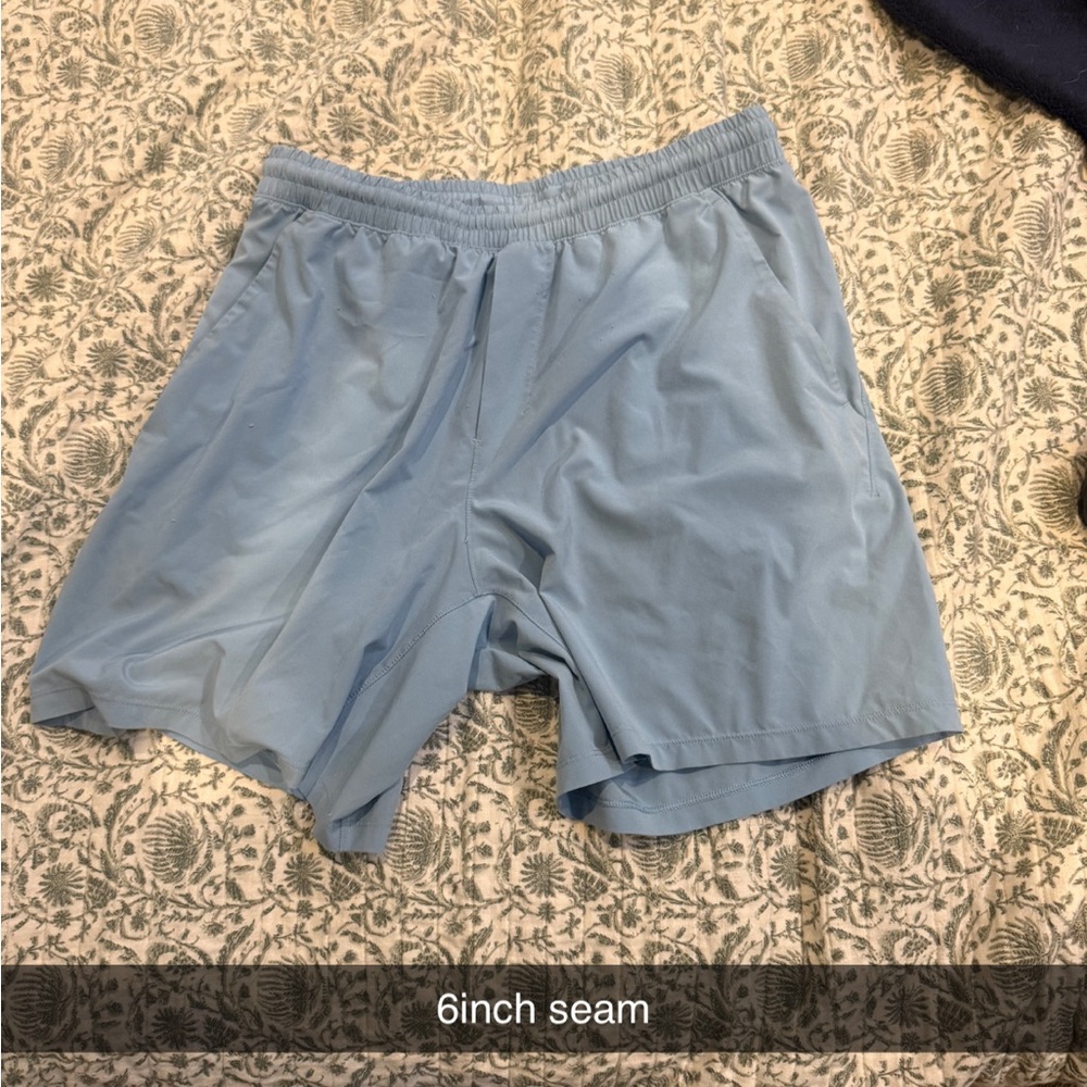 lululemon Sky Blue Men's Athletic Shorts